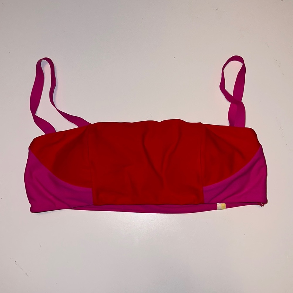 Summersalt Hibiscus & Lava Bikini top
